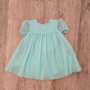 GEORGE Teal Dot Tule Dress Size 2T